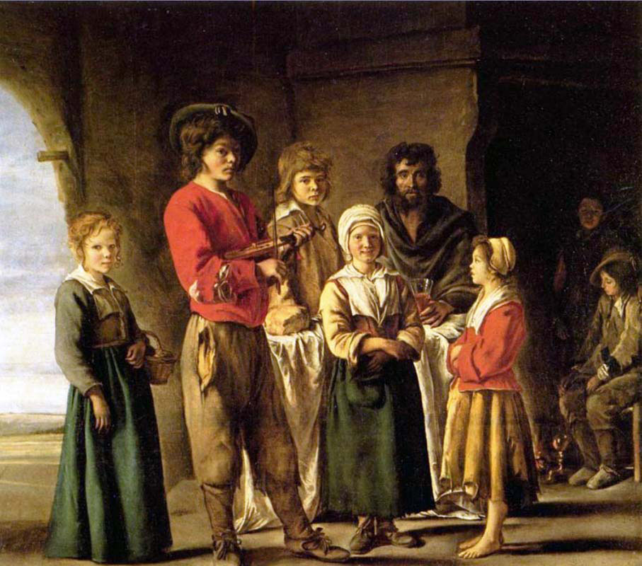 peasants in the cave house